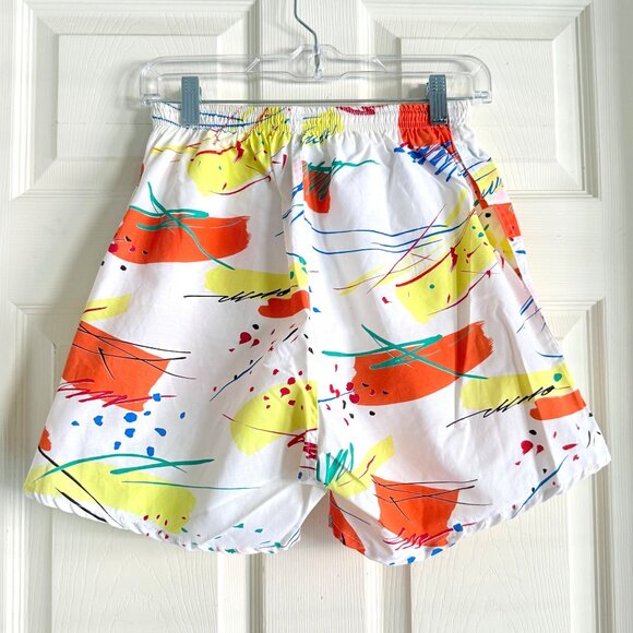 size M Vintage OP mens swimsuit swim trunks board shorts elastic/drawstring made - Picture 6 of 6